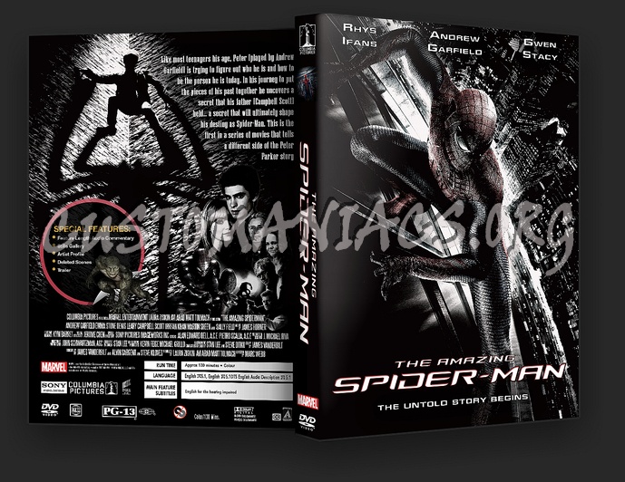 The Amazing Spider-Man dvd cover