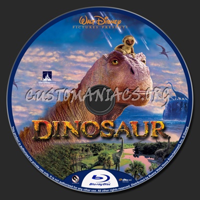 Dinosaur blu-ray label