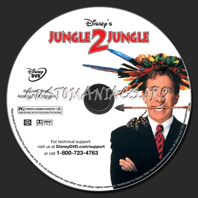 Jungle 2 Jungle dvd label