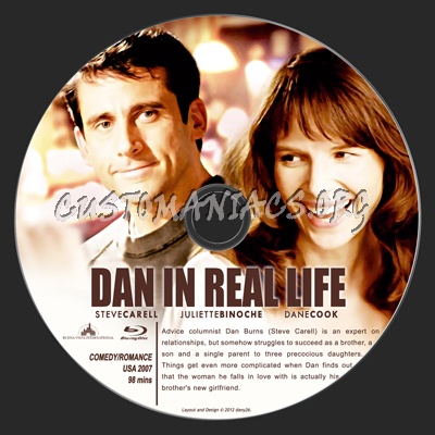 Dan In Real Life blu-ray label