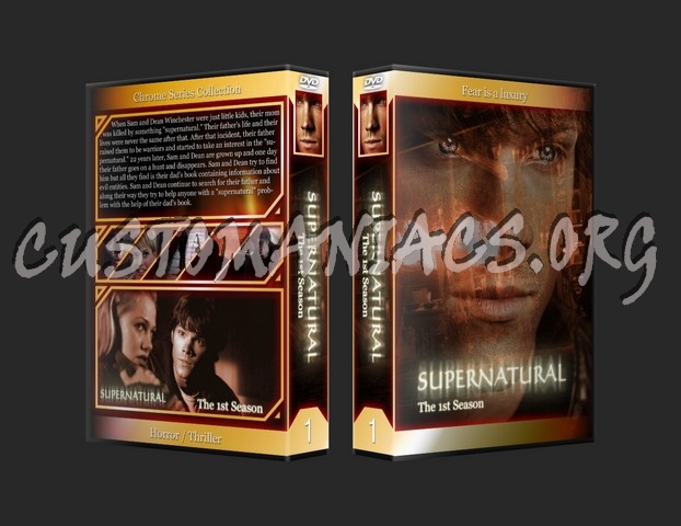 Supernatural Season 1-2 dvd cover