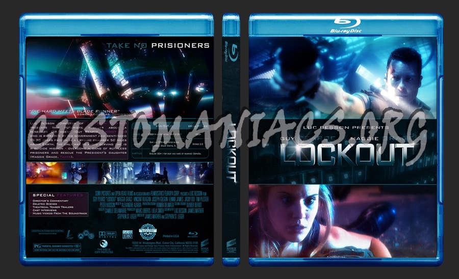 Lockout (2012) blu-ray cover
