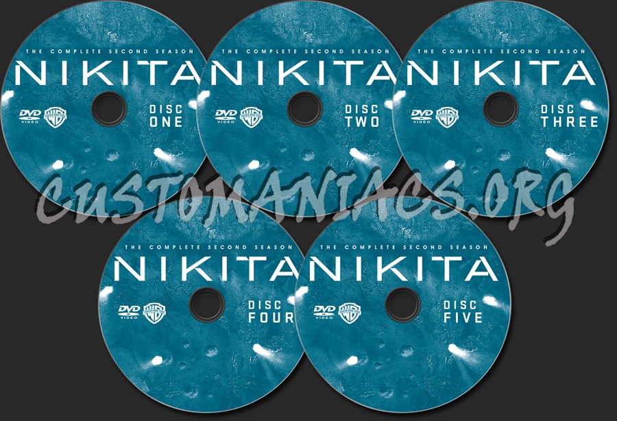 Nikita Season 2 dvd label
