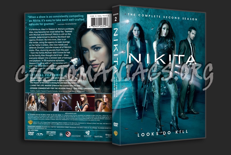 Nikita Season 2 dvd cover