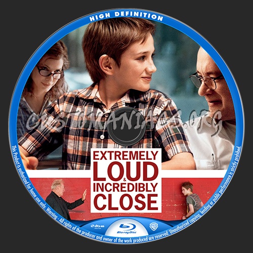 Extremely Loud and Incredibly Close blu-ray label