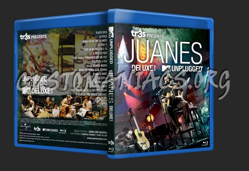 Juanes Mtv Unplugged blu-ray cover