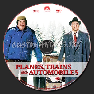 Planes, Trains And Automobiles dvd label