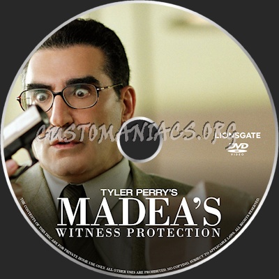 Madea's Witness Protection dvd label