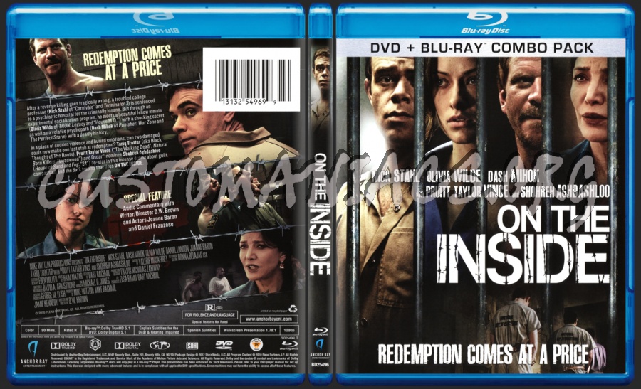 On The Inside blu-ray cover