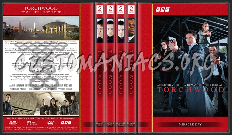 Torchwood The Complete Series dvd cover