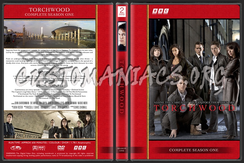 Torchwood The Complete Series dvd cover