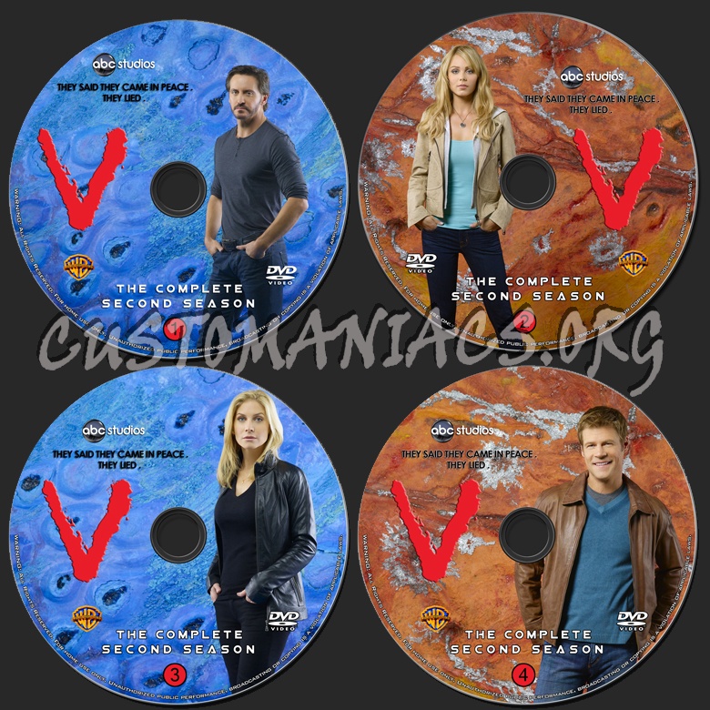 V - Season 2 dvd label