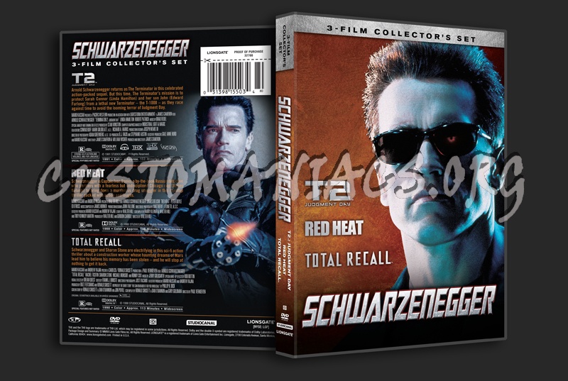 Schwarzenegger 3-Film Collection dvd cover