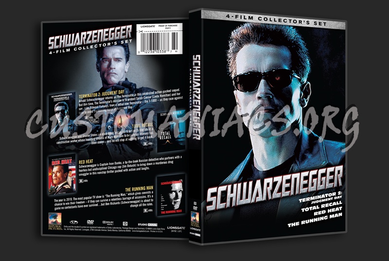 Schwarzenegger 4-Film Collector's Set dvd cover