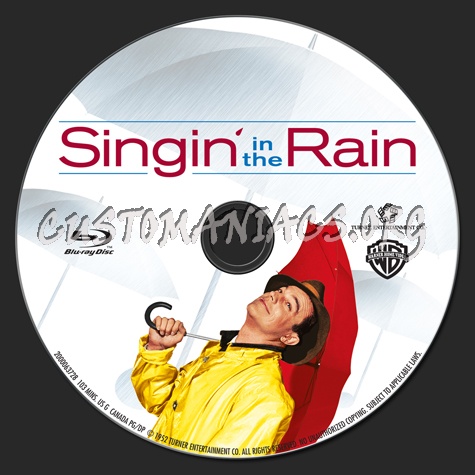 Singin' in the Rain blu-ray label