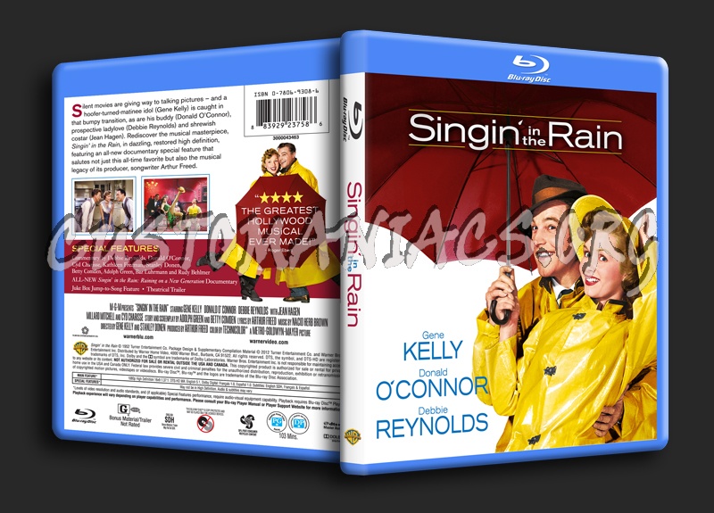 Singin' in the Rain blu-ray cover