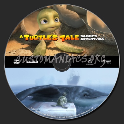 A Turtle's Tale Sammy's Adventures dvd label