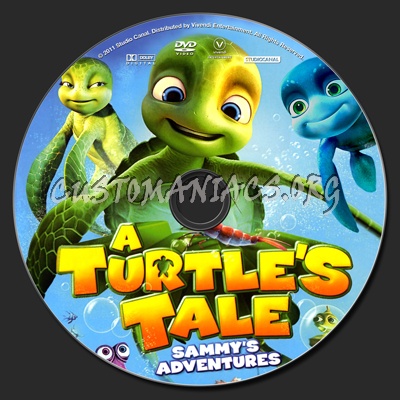 A Turtle's Tale Sammy's Adventures dvd label