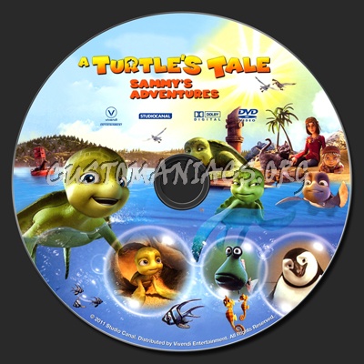 A Turtle's Tale Sammy's Adventures dvd label