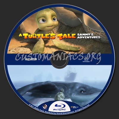 A Turtle's Tale Sammy's Adventures blu-ray label