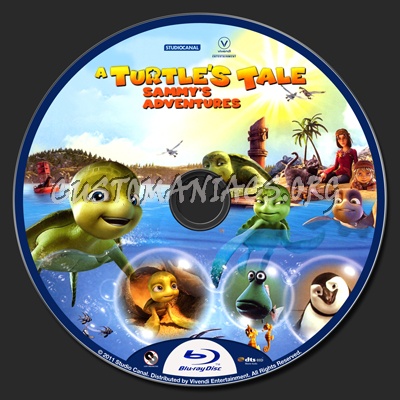 A Turtle's Tale Sammy's Adventures blu-ray label