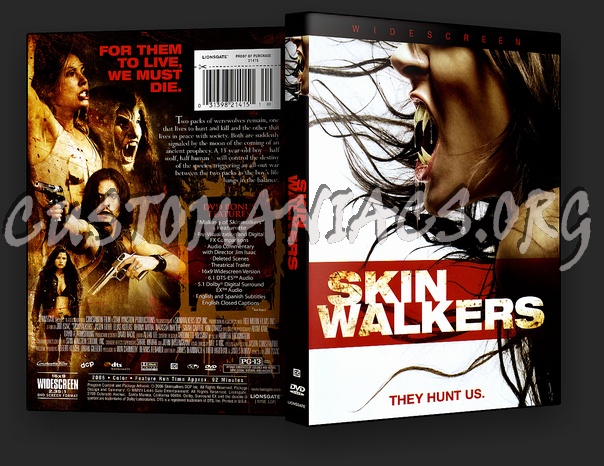 Skinwalkers dvd cover