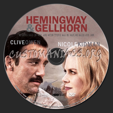 Hemingway & Gellhorn dvd label