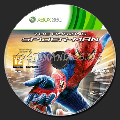 The Amazing Spider-Man dvd label