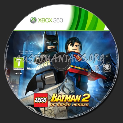 LEGO Batman 2 DC Super Heroes dvd label