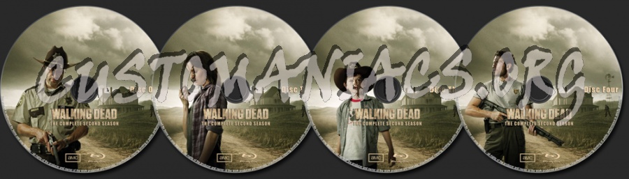 The Walking Dead Season 2 blu-ray label