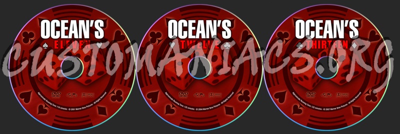 Ocean's Collection dvd label