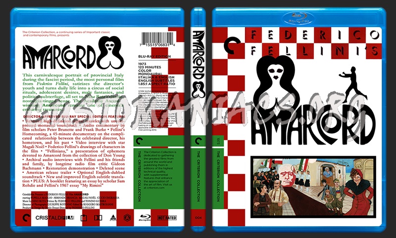 004 - Amarcord blu-ray cover