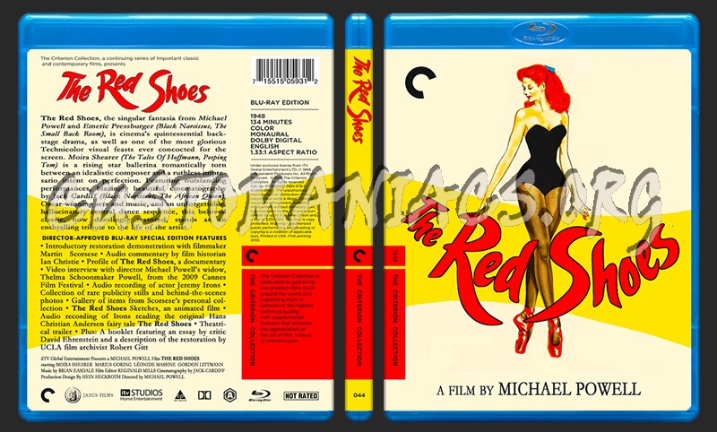044 - The Red Shoes blu-ray cover