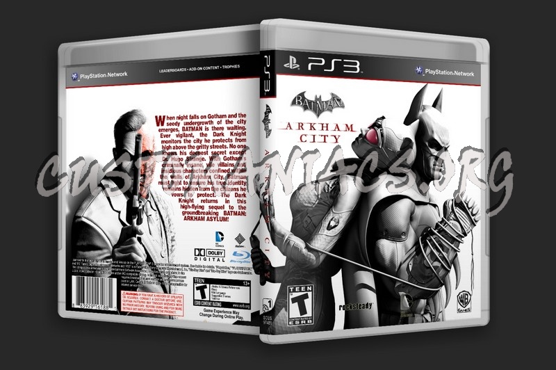 Batman: Arkham City dvd cover