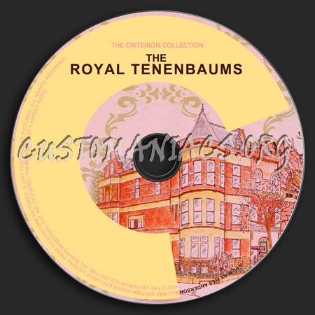 157 - The Royal Tenenbaums dvd label