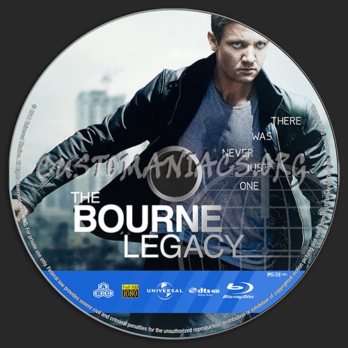 The Bourne Legacy blu-ray label