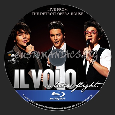 Il Volo Takes Flight: Live From The Detroit Opera House (2012) blu-ray label