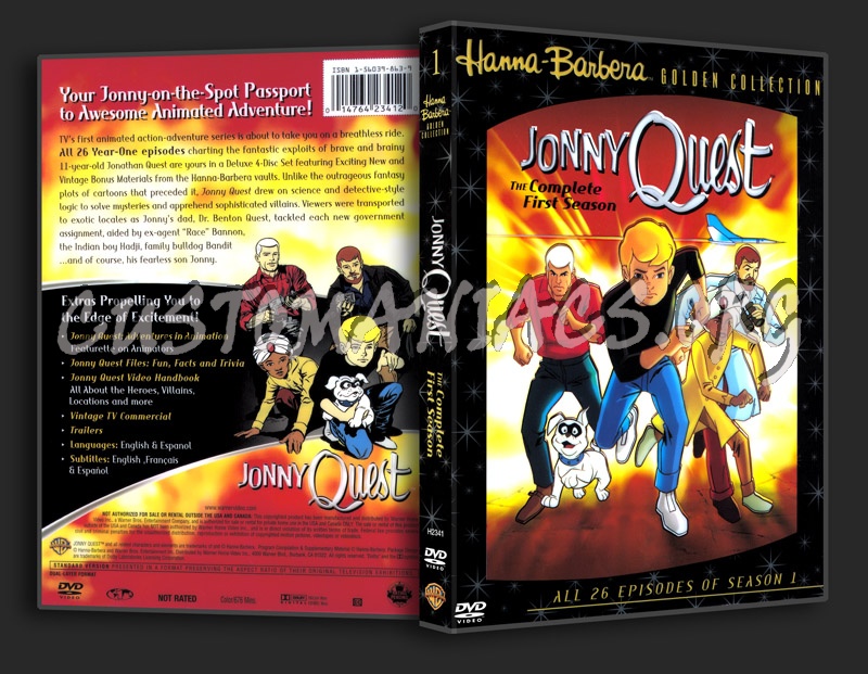 Jonny Quest Season 1 dvd cover