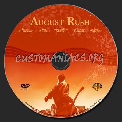 August Rush dvd label