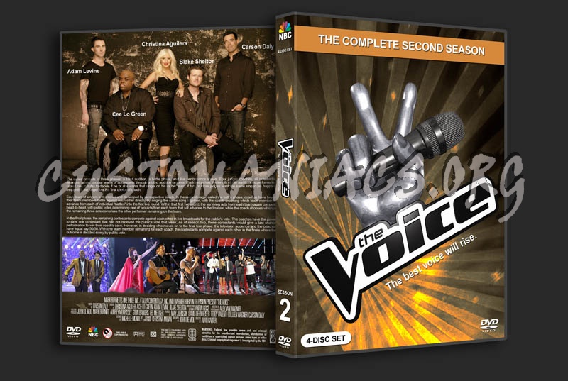 The Voice: Seasons 1-2 dvd cover