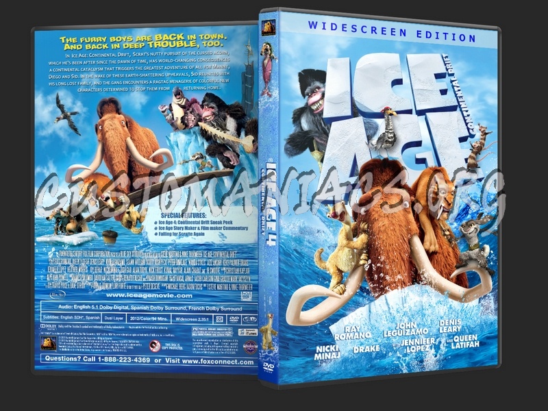 Ice Age: Continental Drift dvd cover