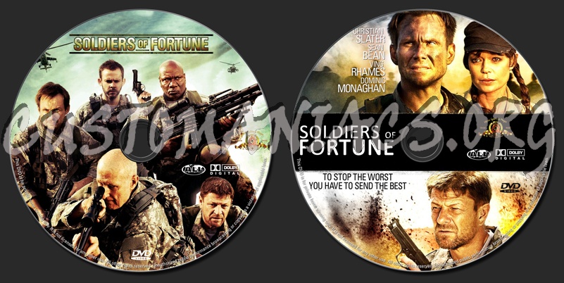 Soldiers of Fortune dvd label