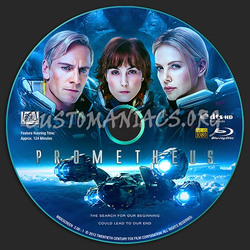 Prometheus blu-ray label