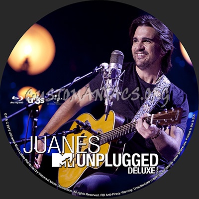 Juanes MTV Unplugged blu-ray label