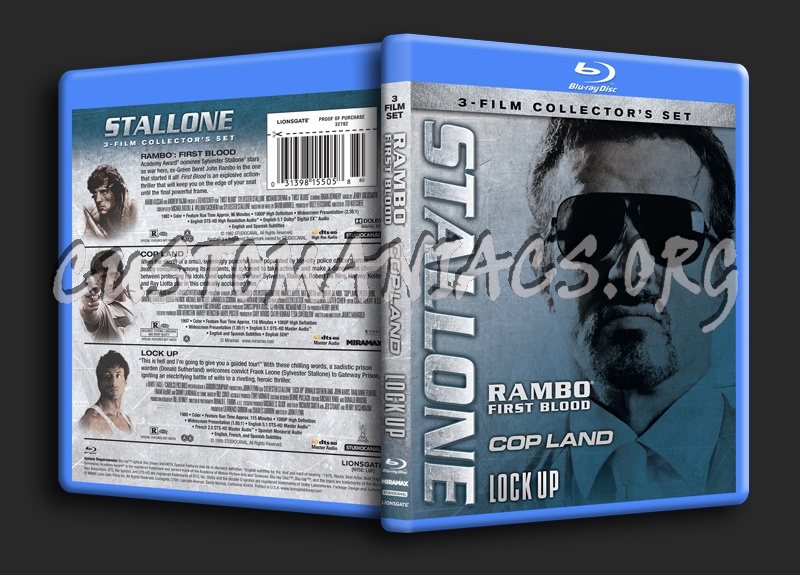 Stallone 3-Film Set blu-ray cover