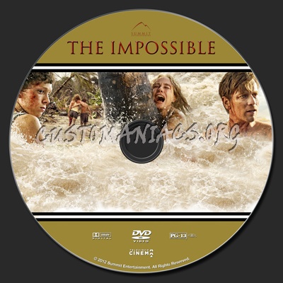 The Impossible dvd label