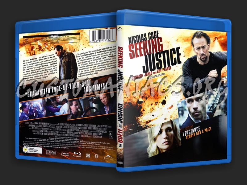 Seeking Justice blu-ray cover