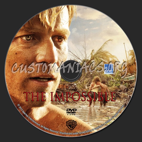 The Impossible dvd label