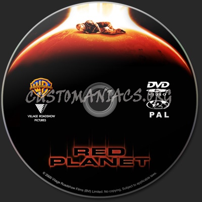 Red Planet dvd label