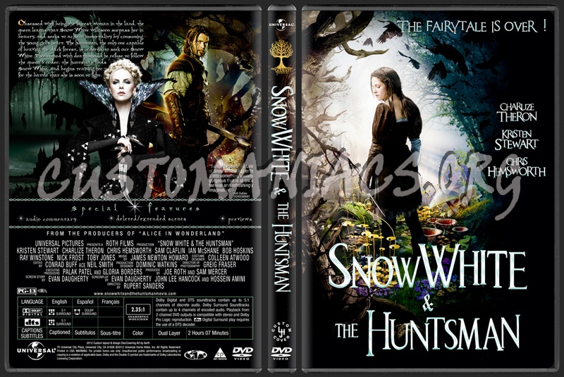 Snow White & The Huntsman dvd cover